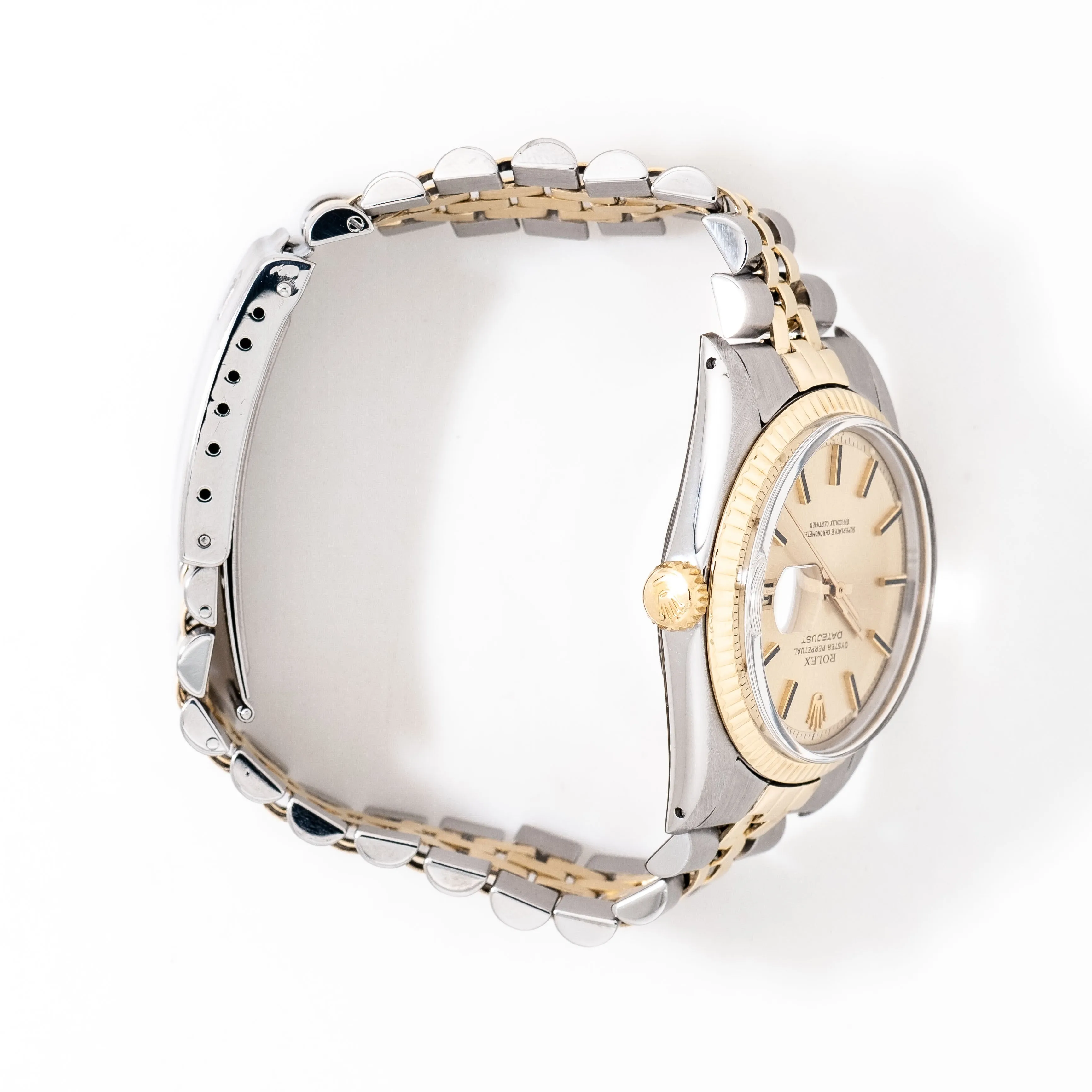 1976 Vintage Rolex Datejust Ref. 1601 Two-Tone Watch in 14k Yellow Gold & Stainless Steel (# 15000)