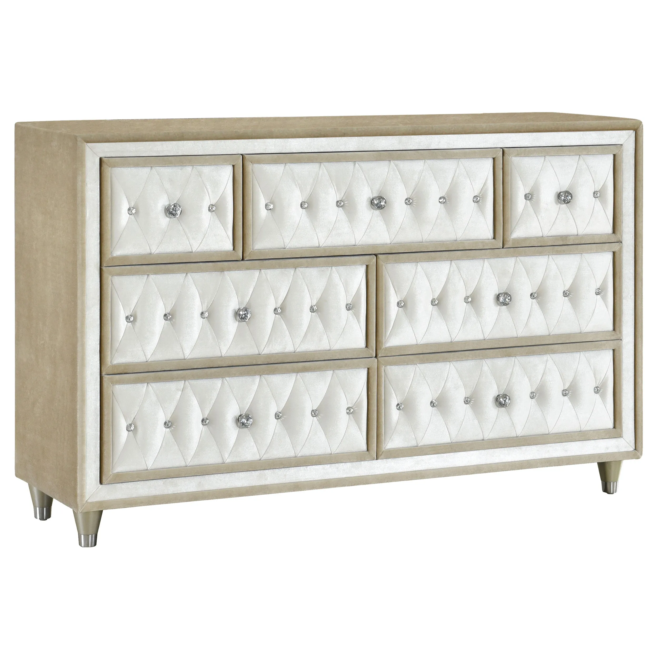 Antonella 4-piece Eastern King Bedroom Set Ivory