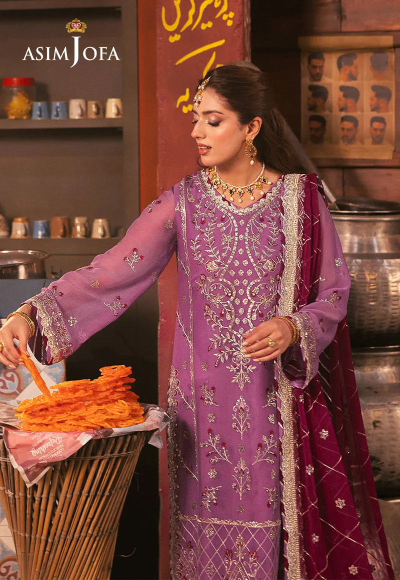 Asim Jofa Chamkeeli Festive Formals – AJKK-28 Embroidered Chiffon