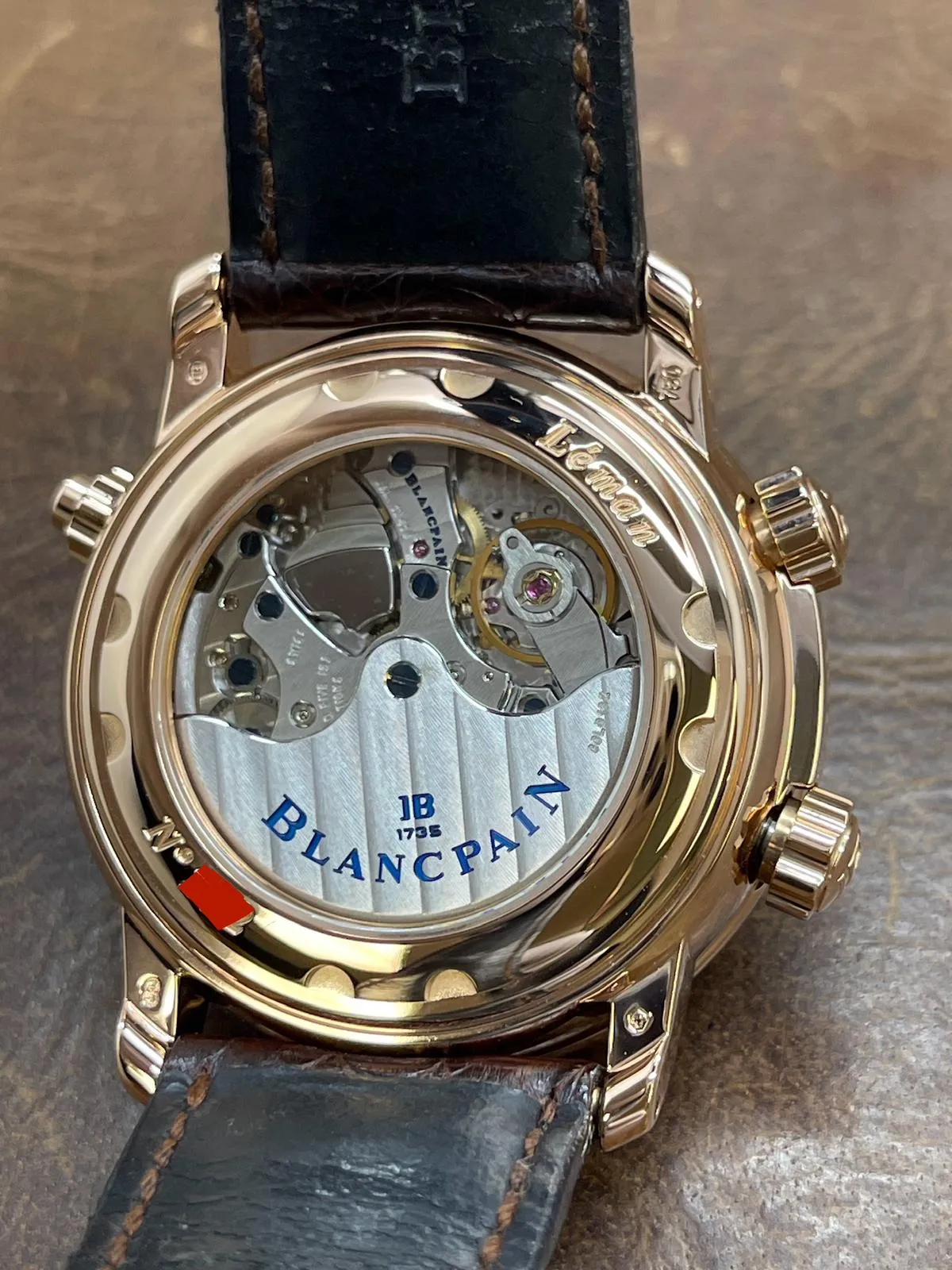Blancpain Leman Reveil GMT 2041-3642M-53B Ivory Dial Automatic Men's Watch