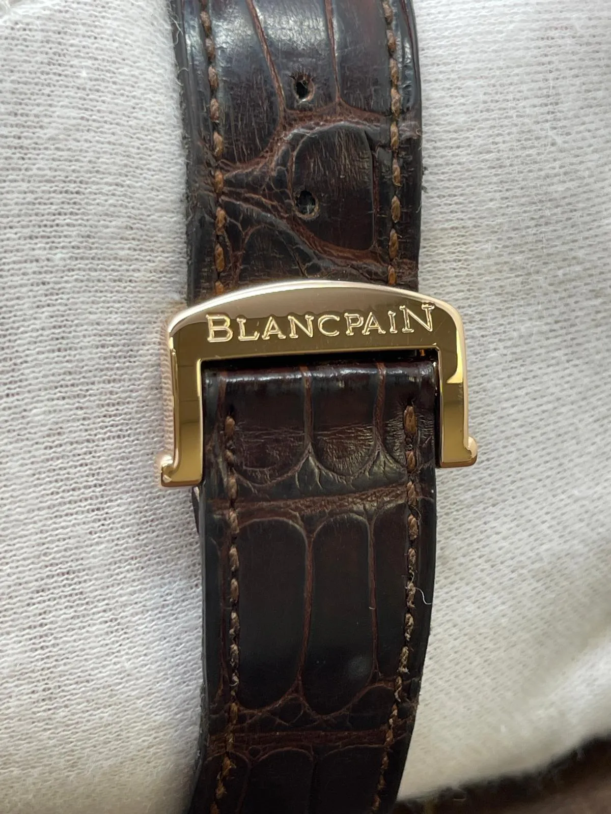 Blancpain Leman Reveil GMT 2041-3642M-53B Ivory Dial Automatic Men's Watch