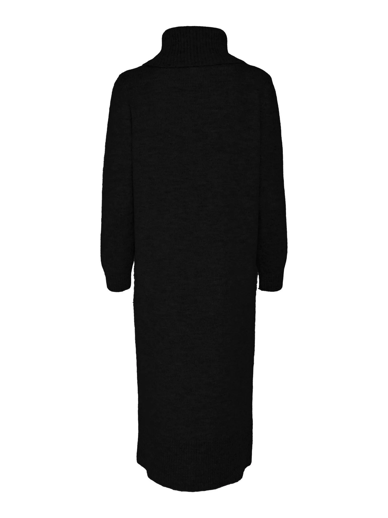 Brandie Roll Neck Dress - Sort