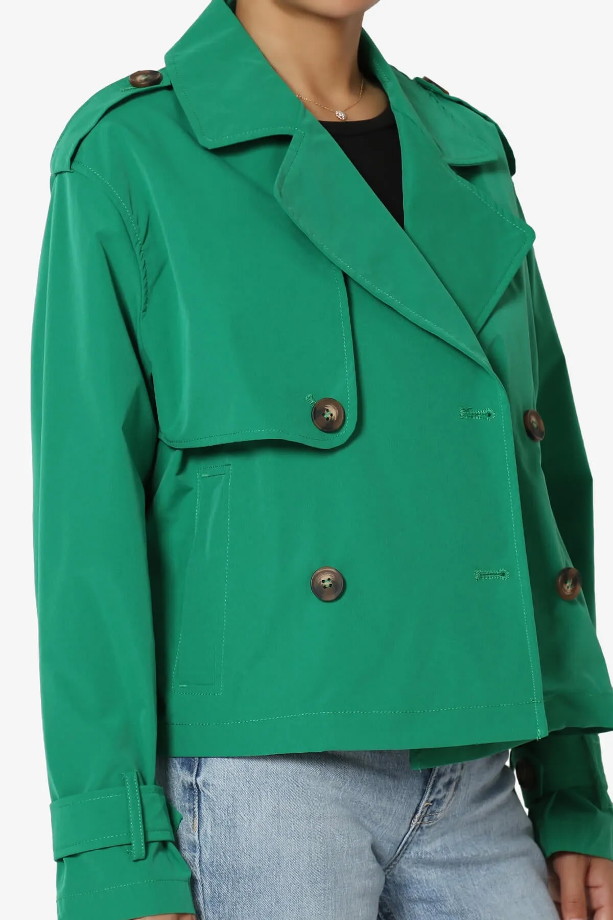 Brixton Cropped Trench Jacket