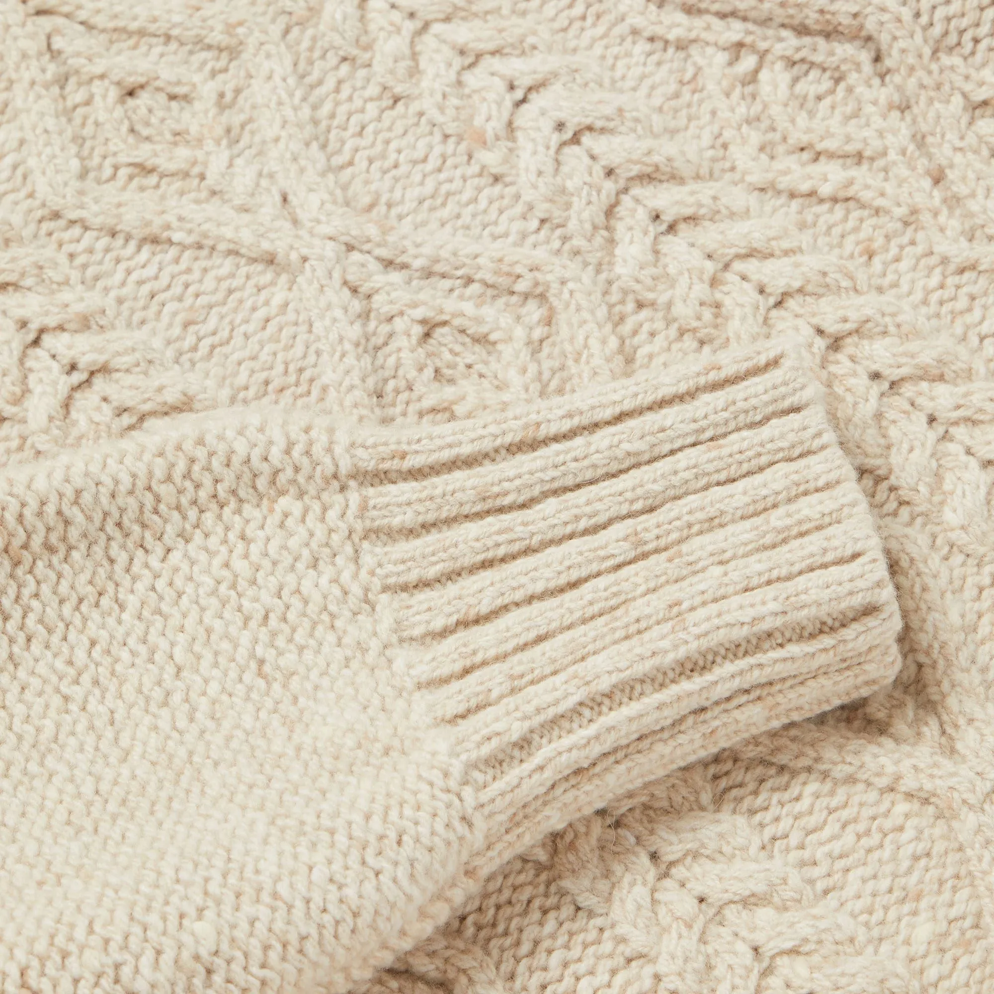 Cashmere Aran Sweater