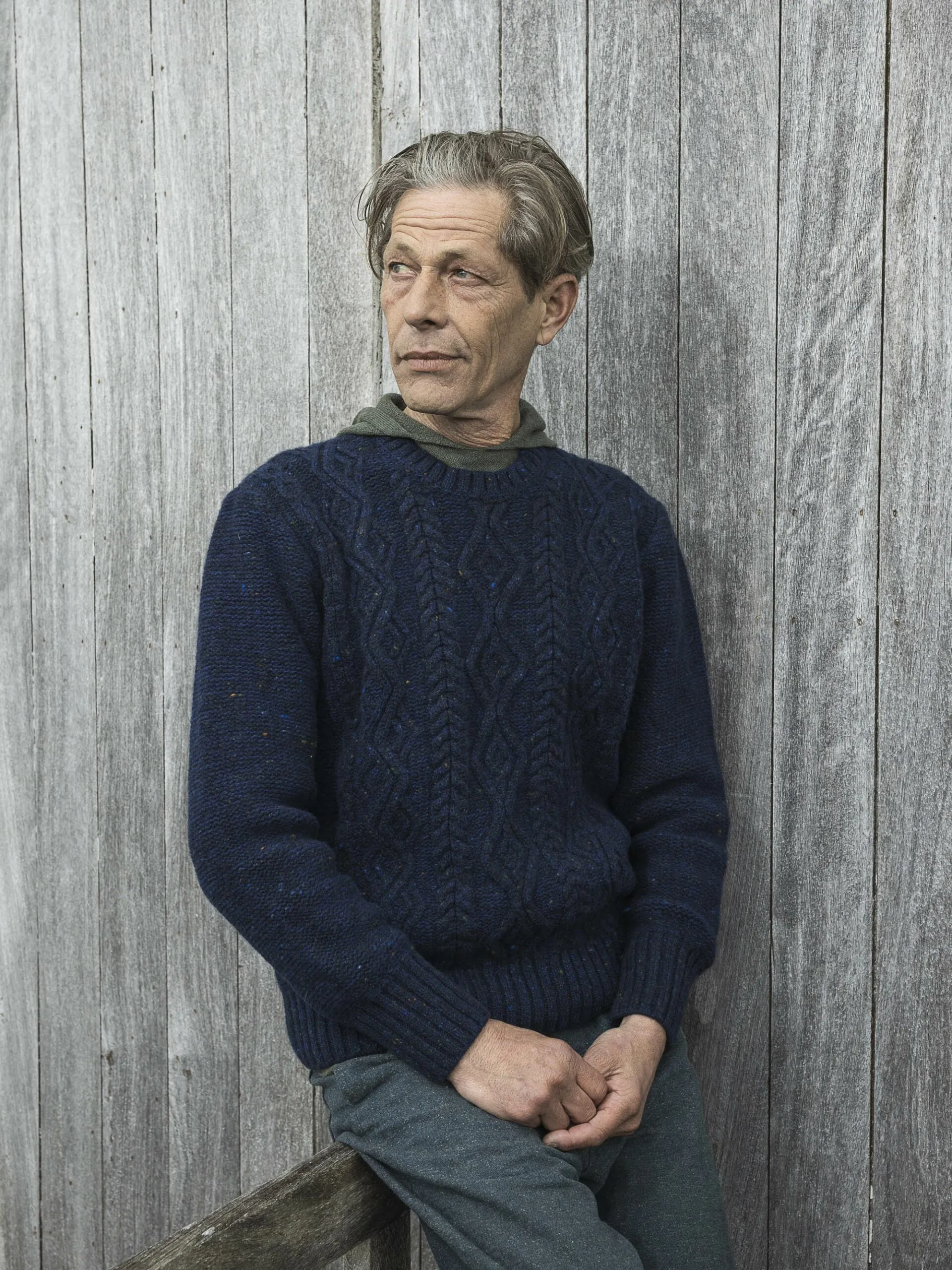 Cashmere Aran Sweater