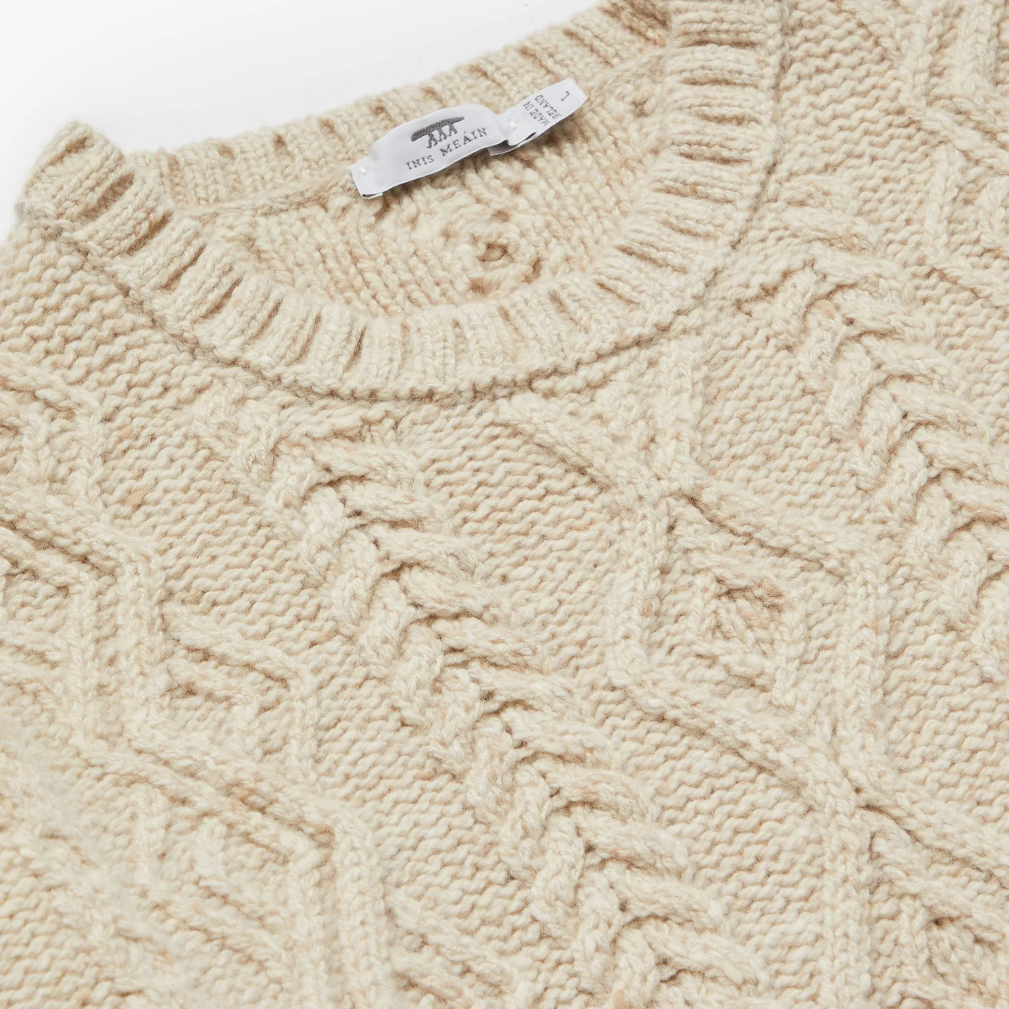 Cashmere Aran Sweater