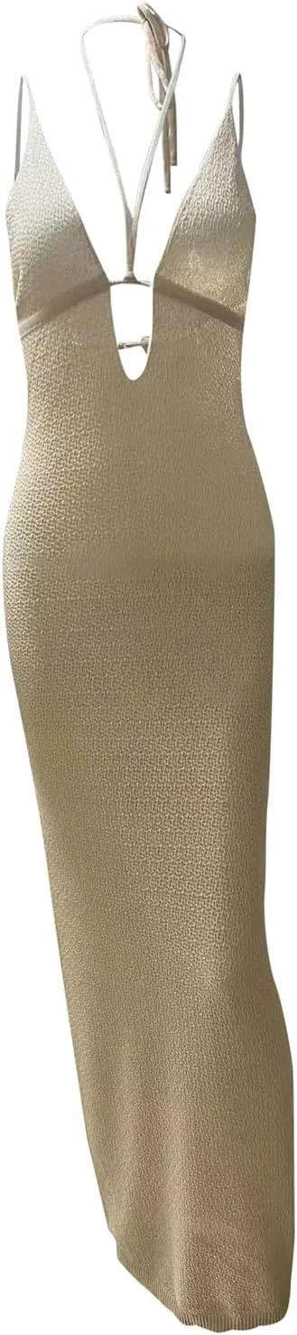 Cocktail Dresses for Women 205 Summer Sexy Mesh Wrap Dress Slimming Stretch Hollow Dresses Cutout Bodycon Sundress
