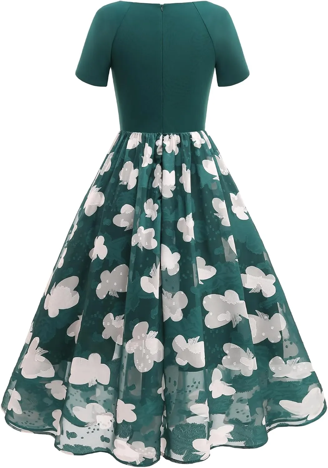 DRESSTELLS Women's Cocktail Dress Formal Wedding Guest Church Graduation Party Aline Midi Dresses