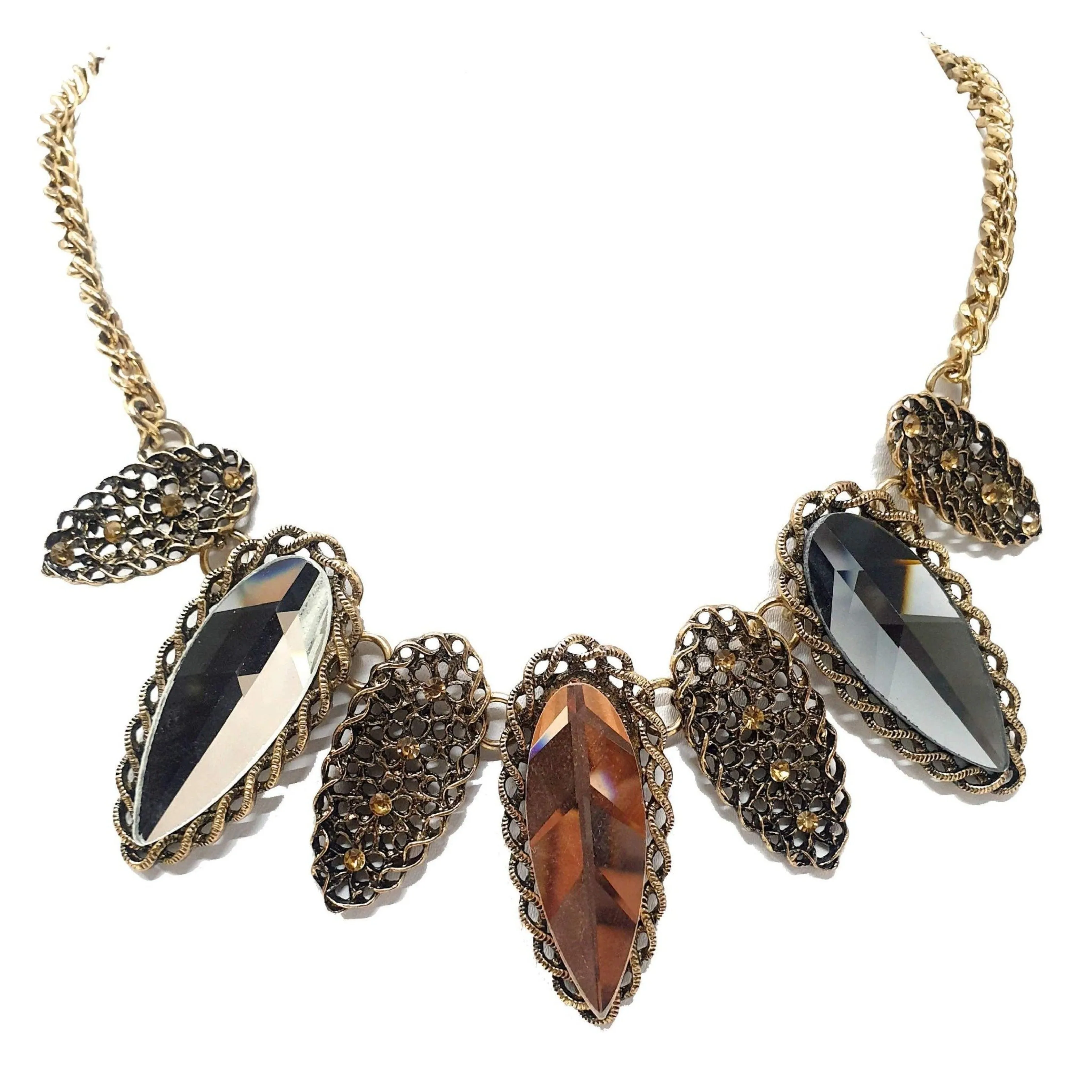 Elegant Stylish Modern Design Metal Imitation Fashion Necklace for Girls and Ladies