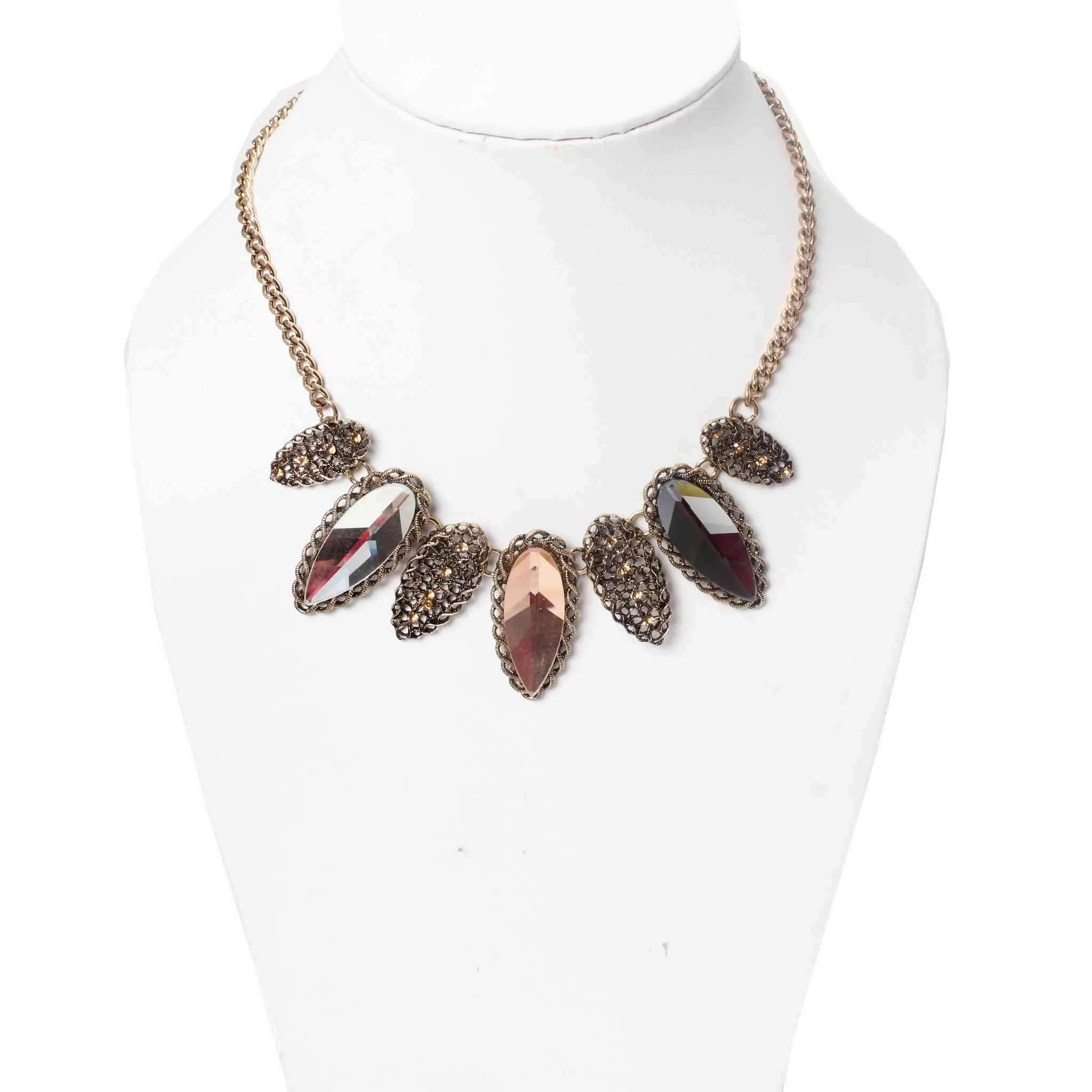 Elegant Stylish Modern Design Metal Imitation Fashion Necklace for Girls and Ladies