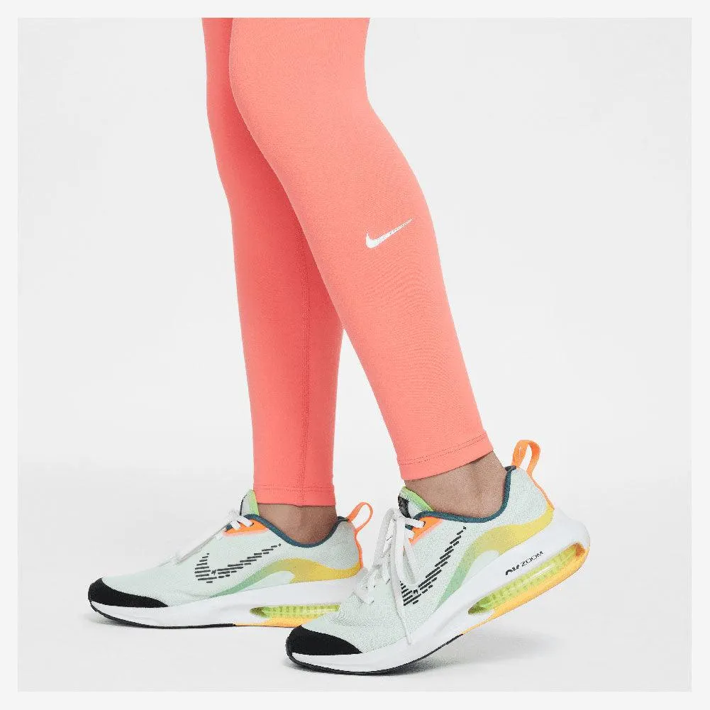 Girl`s One Dri-Fit High Waisted Tennis Leggings