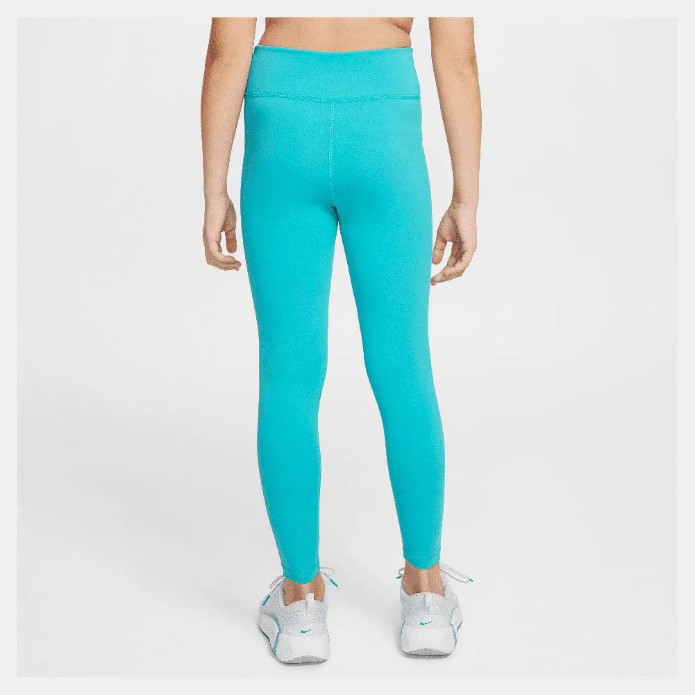 Girl`s One Dri-Fit High Waisted Tennis Leggings