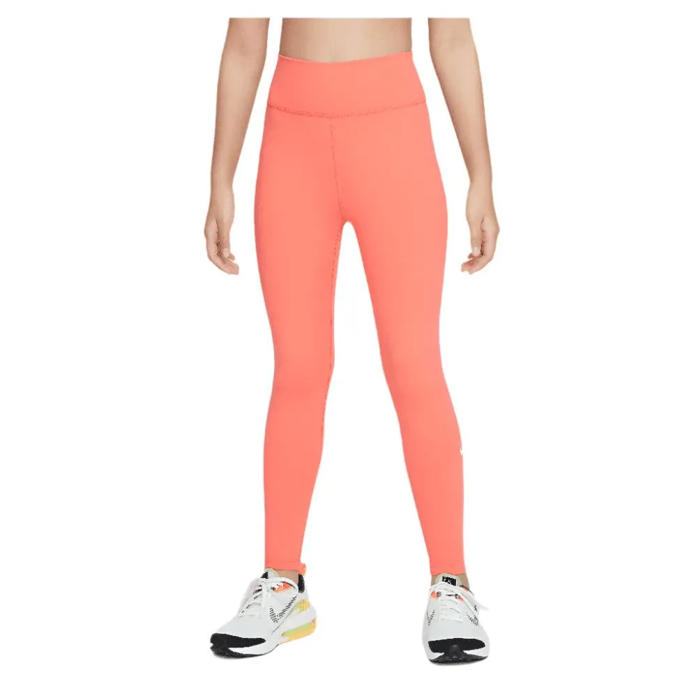 Girl`s One Dri-Fit High Waisted Tennis Leggings