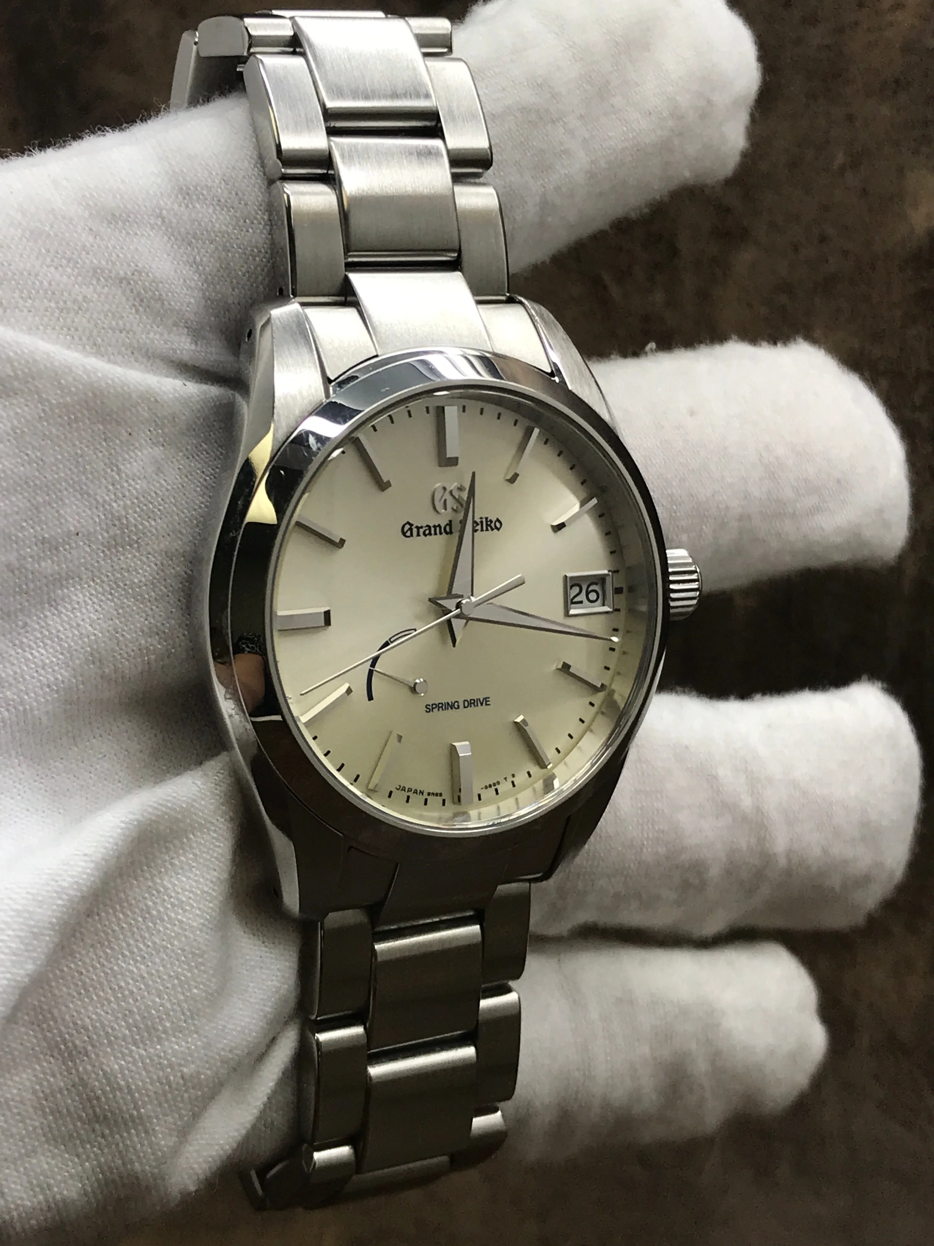 Grand Seiko Heritage Spring Drive SBGA283 Champagne Dial Spring Drive Men's Watch