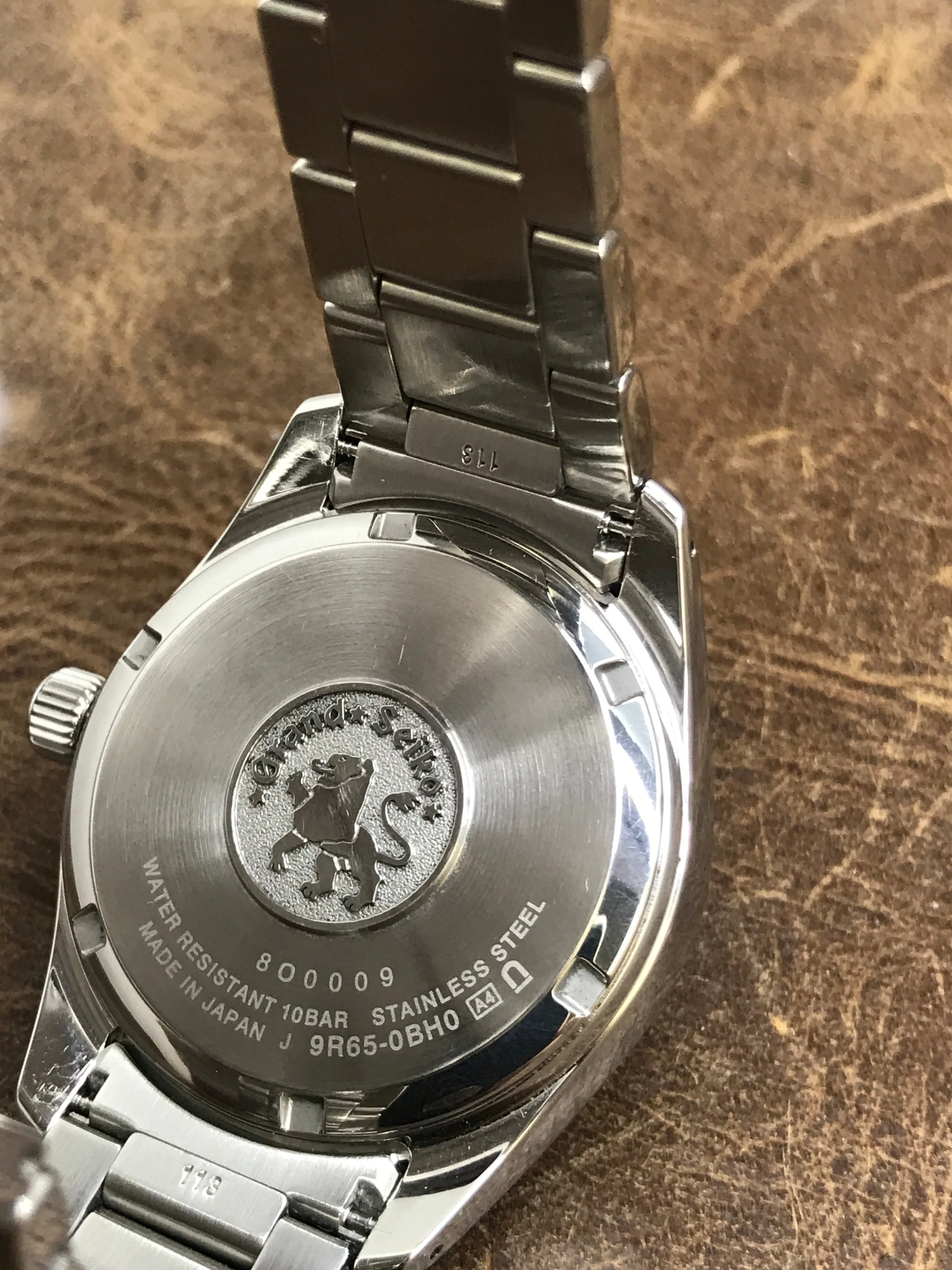 Grand Seiko Heritage Spring Drive SBGA283 Champagne Dial Spring Drive Men's Watch