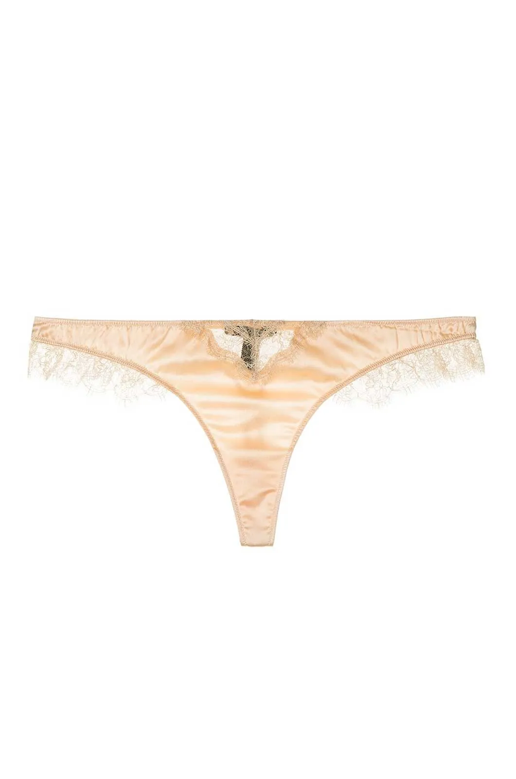 Lace Inset Thong