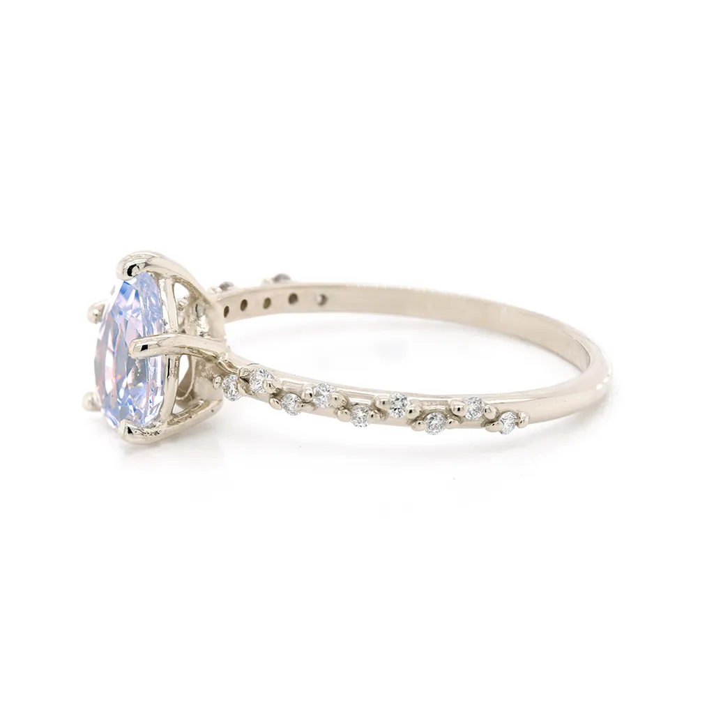 Nessa | blue sapphire & diamonds