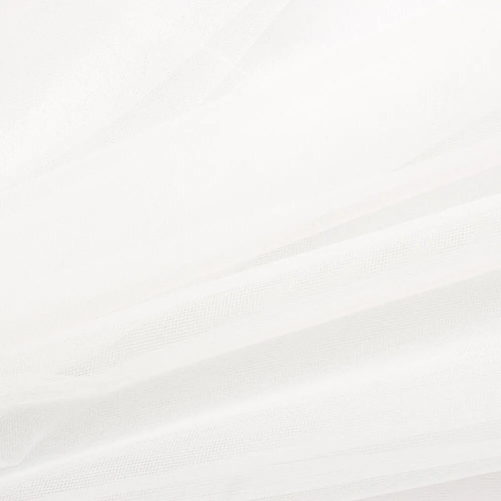 Off-White Polyamide Tulle