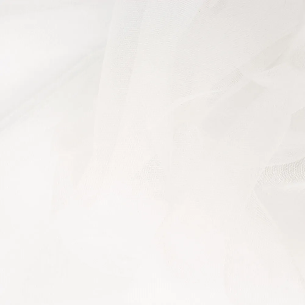 Off-White Polyamide Tulle