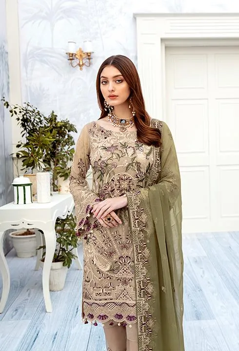 Ramsha Chevron Chiffon Collection Vol 2 2020 – A-202