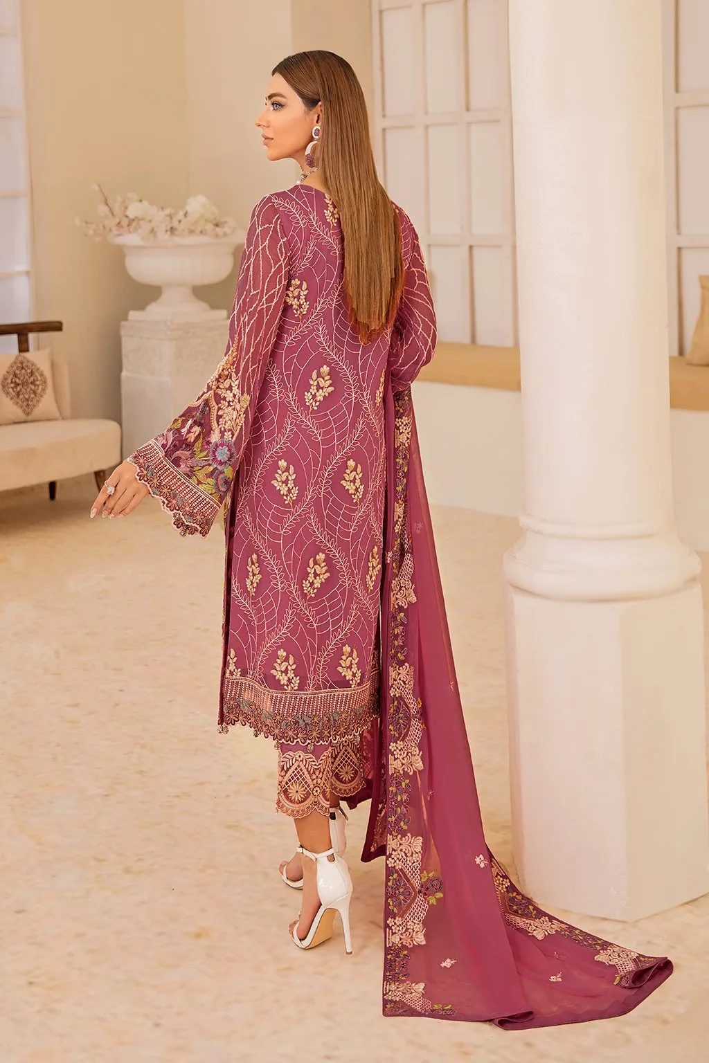 Ramsha Chevron Chiffon Collection Vol-4 – A-407