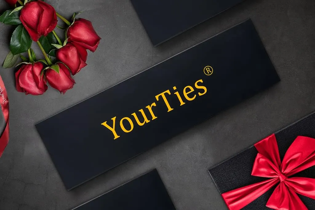 Silk Paisley Floral Tie and Pocket Square Cufflinks with Lapel Pin Sets for Men 5PC Wedding Party