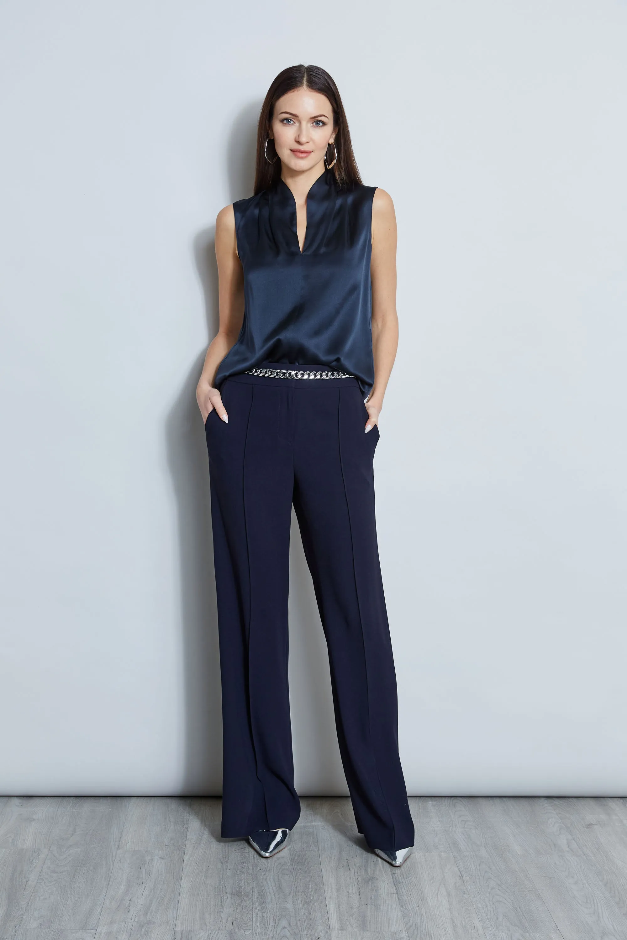 Silk Satin Contour Shirt