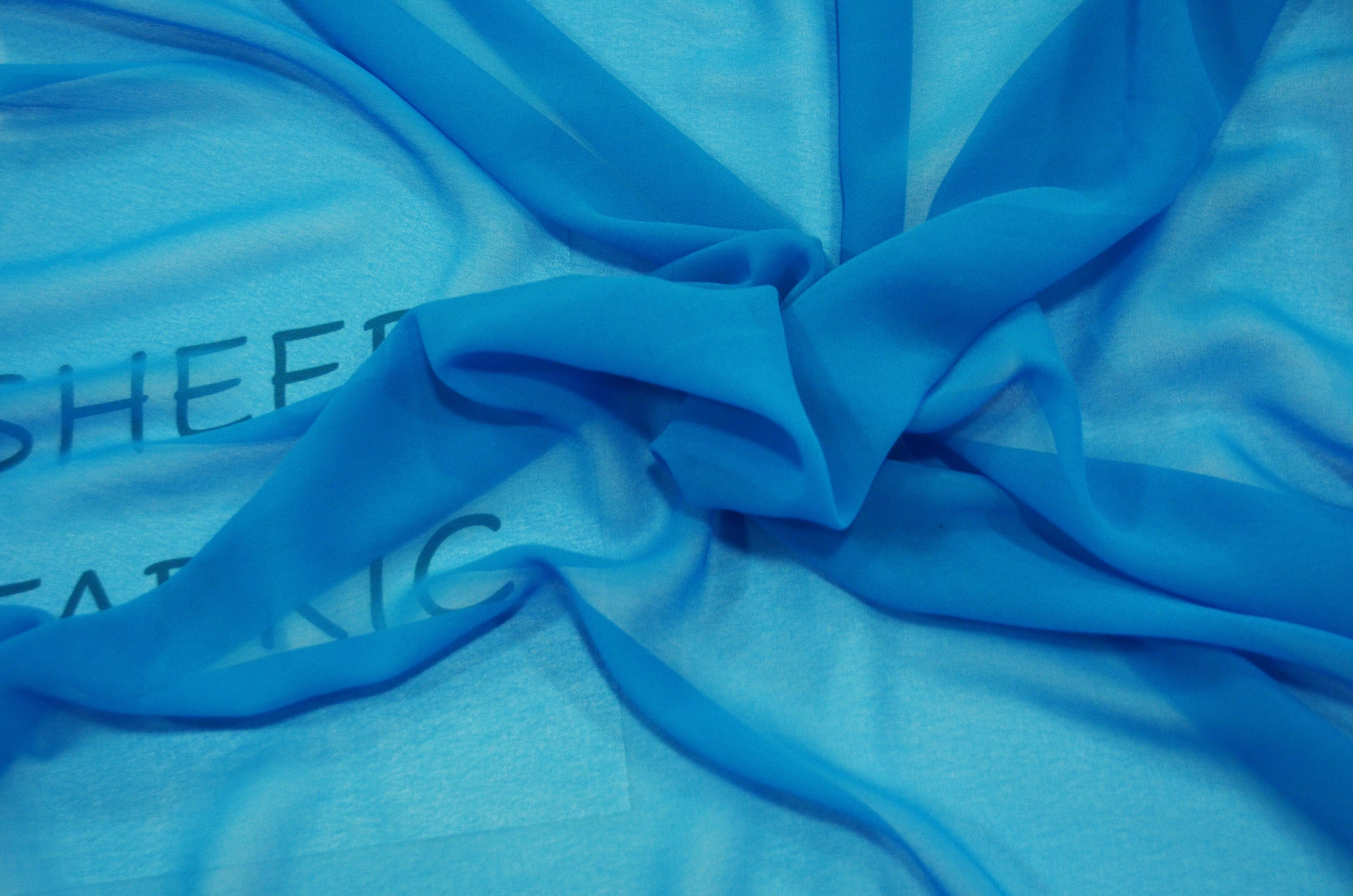 Silky Chiffon Fabric | Imitation Silk Chiffon | Super Soft & Flowy | 43" Wide | 100% Polyester